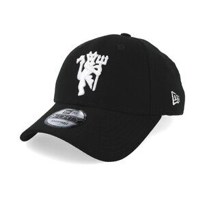 New Era Manchester United Hat Hex Devil 9Forty Black/White Soccer Football